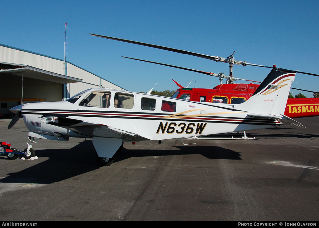 Aircraft Photo of N636W | Raytheon A36 Bonanza 36 | AirHistory.net #182093