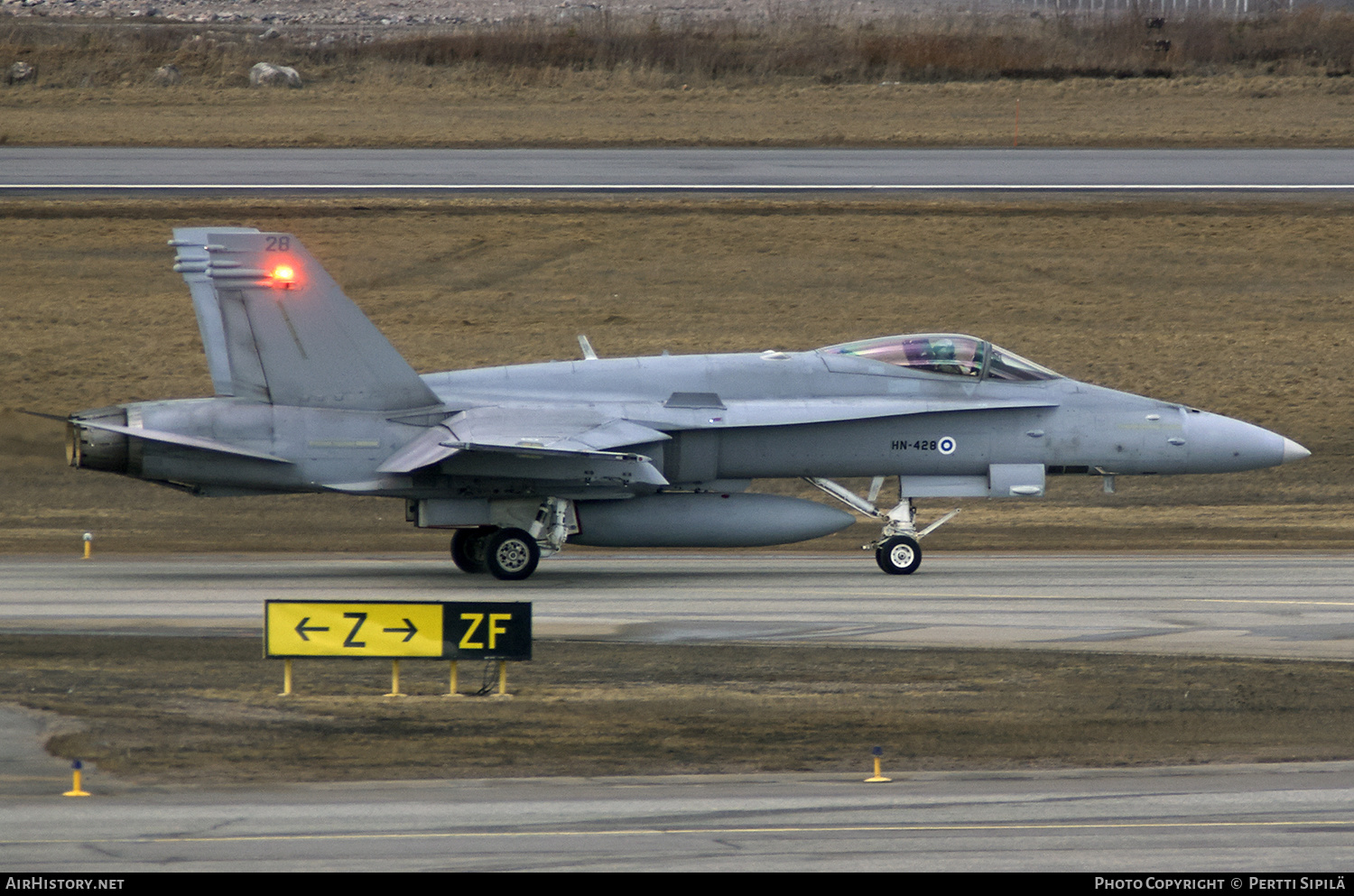 Aircraft Photo of HN-428 | McDonnell Douglas F-18C Hornet | Finland - Air Force | AirHistory.net #182110