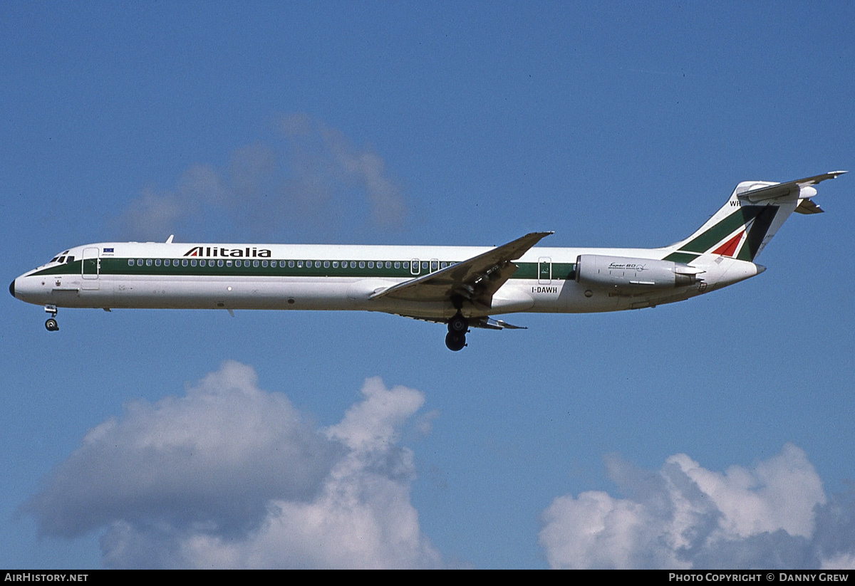 Aircraft Photo of I-DAWH | McDonnell Douglas MD-82 (DC-9-82) | Alitalia | AirHistory.net #182113