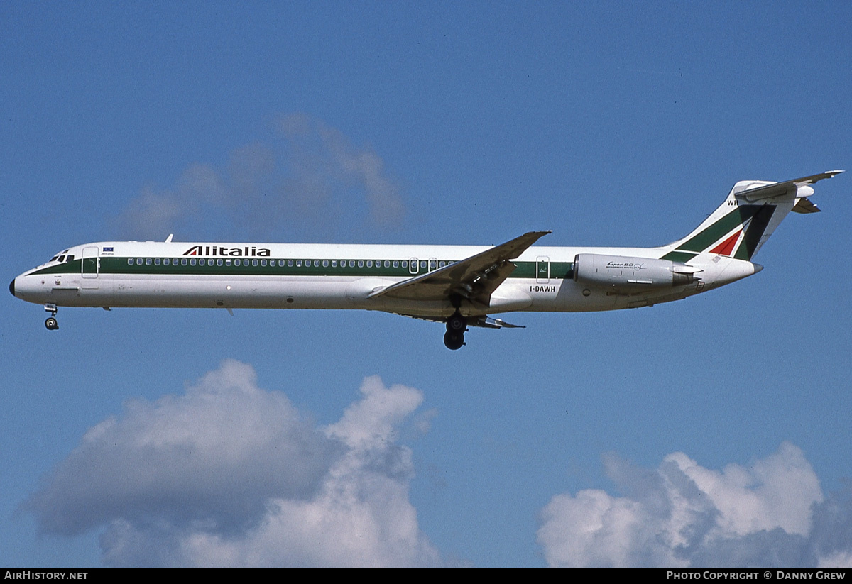 Aircraft Photo of I-DAWH | McDonnell Douglas MD-82 (DC-9-82) | Alitalia | AirHistory.net #182113