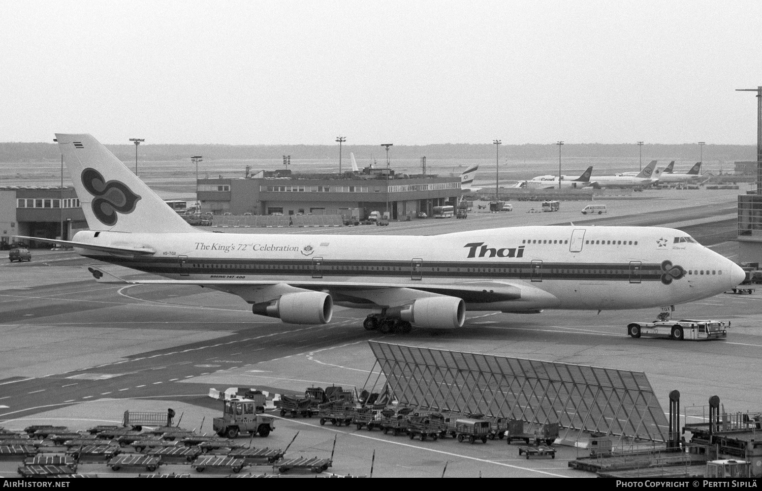 Aircraft Photo of HS-TGX | Boeing 747-4D7 | Thai Airways International | AirHistory.net #182130