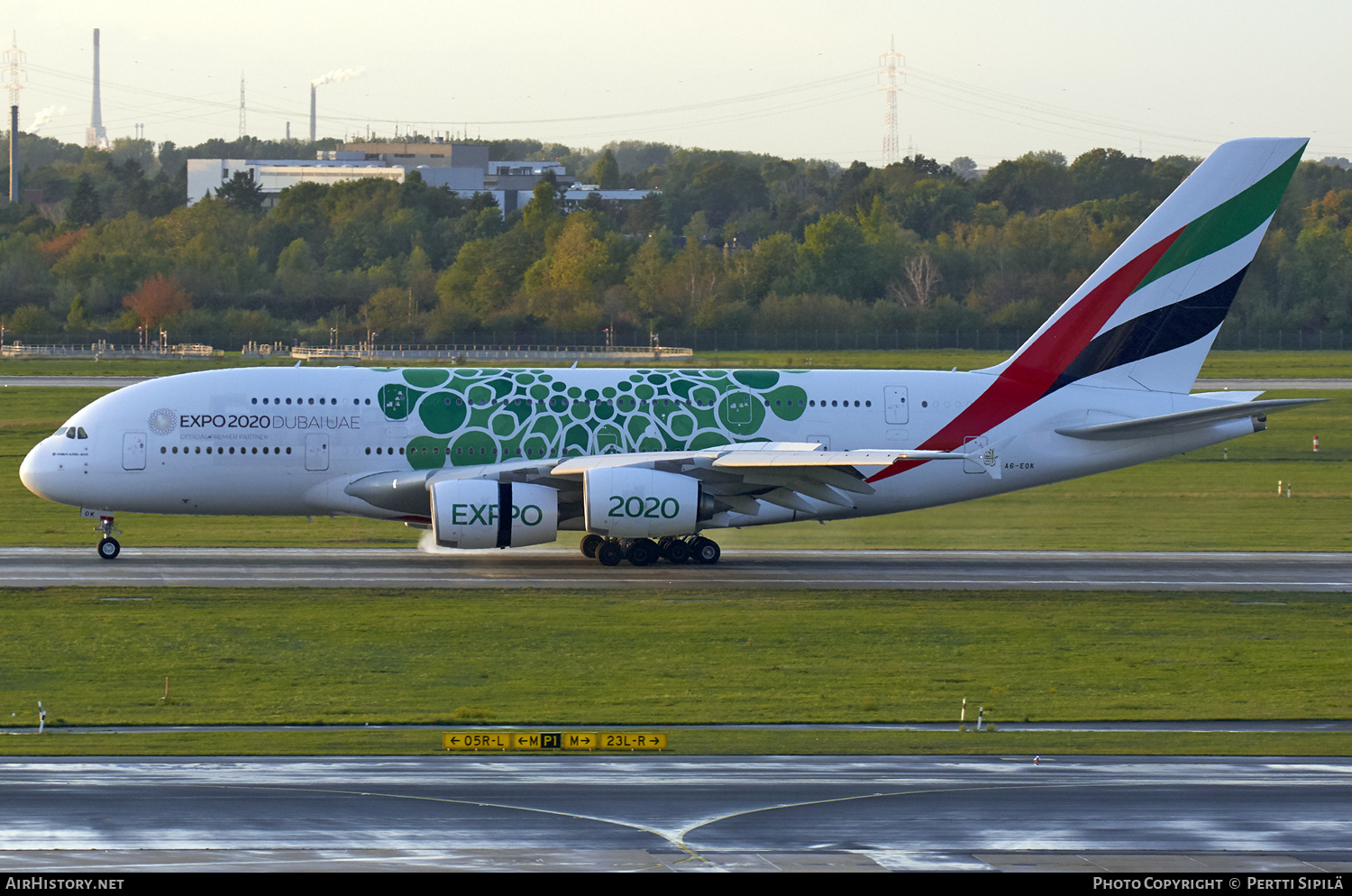 Aircraft Photo of A6-EOK | Airbus A380-861 | Emirates | AirHistory.net #182149