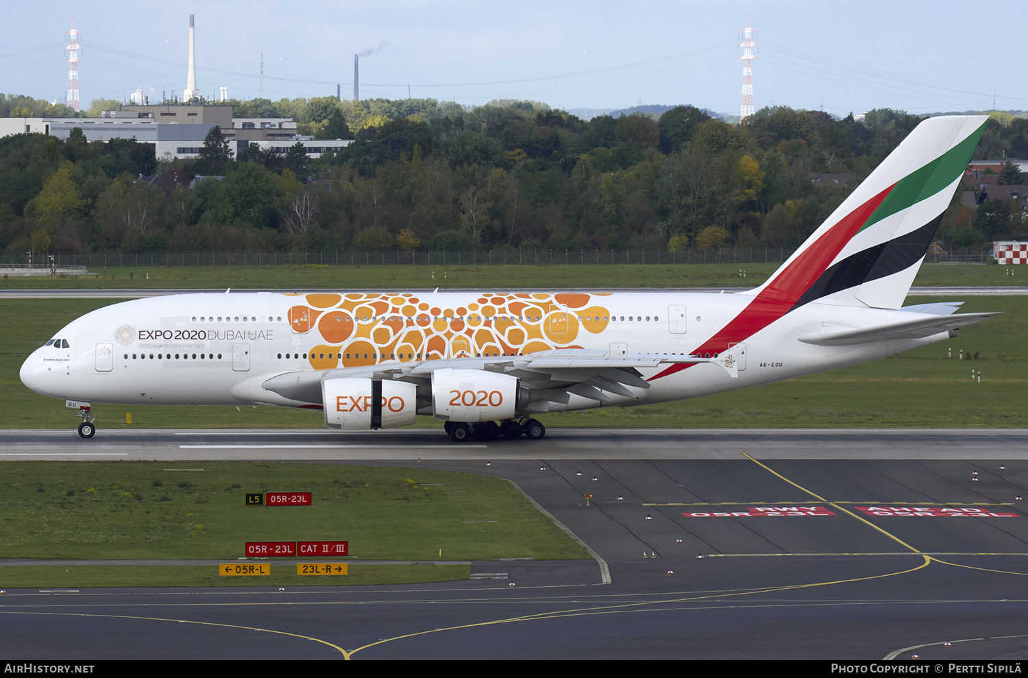 Aircraft Photo of A6-EOU | Airbus A380-861 | Emirates | AirHistory.net #182156