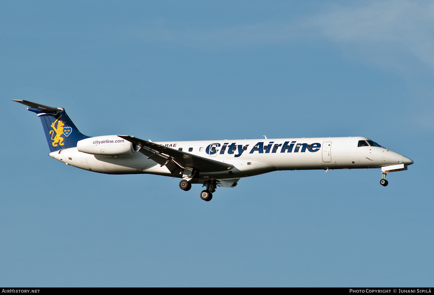 Aircraft Photo of SE-RAE | Embraer ERJ-145EU (EMB-145EU) | City Airline | AirHistory.net #182157