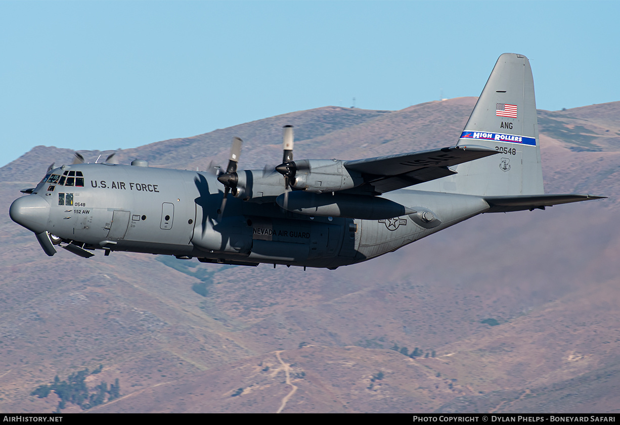 Aircraft Photo of 92-0548 / 20548 | Lockheed C-130H Hercules | USA - Air Force | AirHistory.net #182167