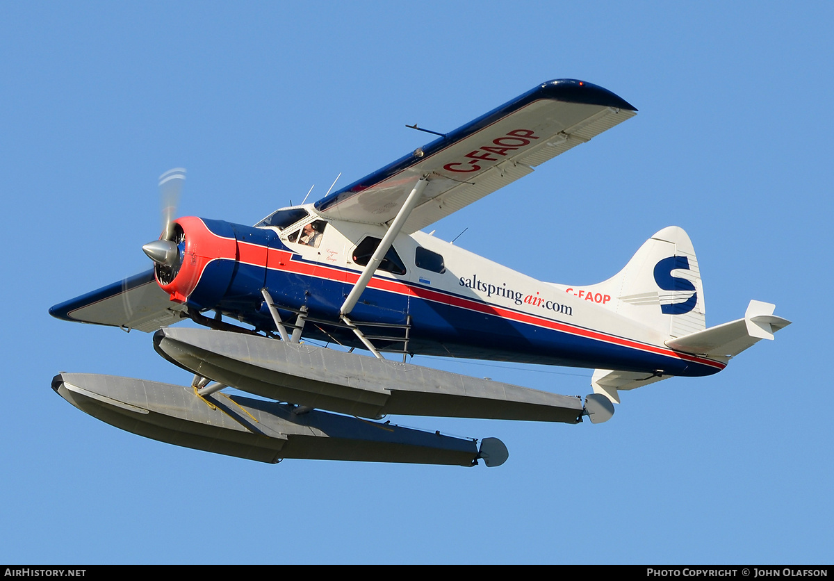 Aircraft Photo of C-FAOP | De Havilland Canada DHC-2 Beaver Mk.1 | Saltspring Air | AirHistory.net #182179