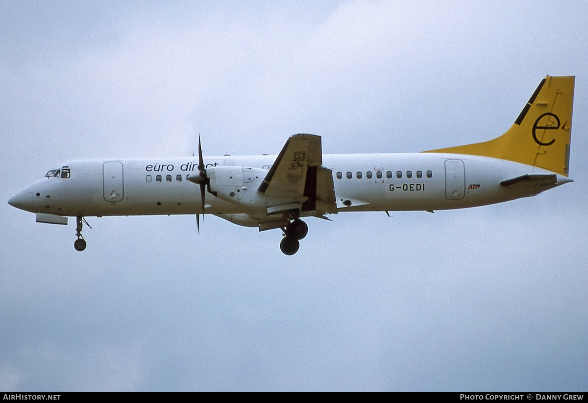 Aircraft Photo of G-OEDI | British Aerospace ATP | Euro Direct Airlines | AirHistory.net #182192