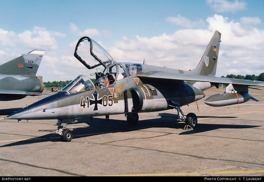 Aircraft Photo of 4105 | Dassault-Dornier Alpha Jet A | Germany - Air Force | AirHistory.net #182239