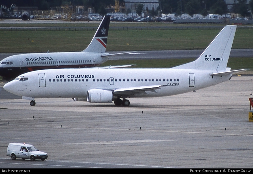 Aircraft Photo of CS-TKF | Boeing 737-33A | Air Columbus | AirHistory.net #182246