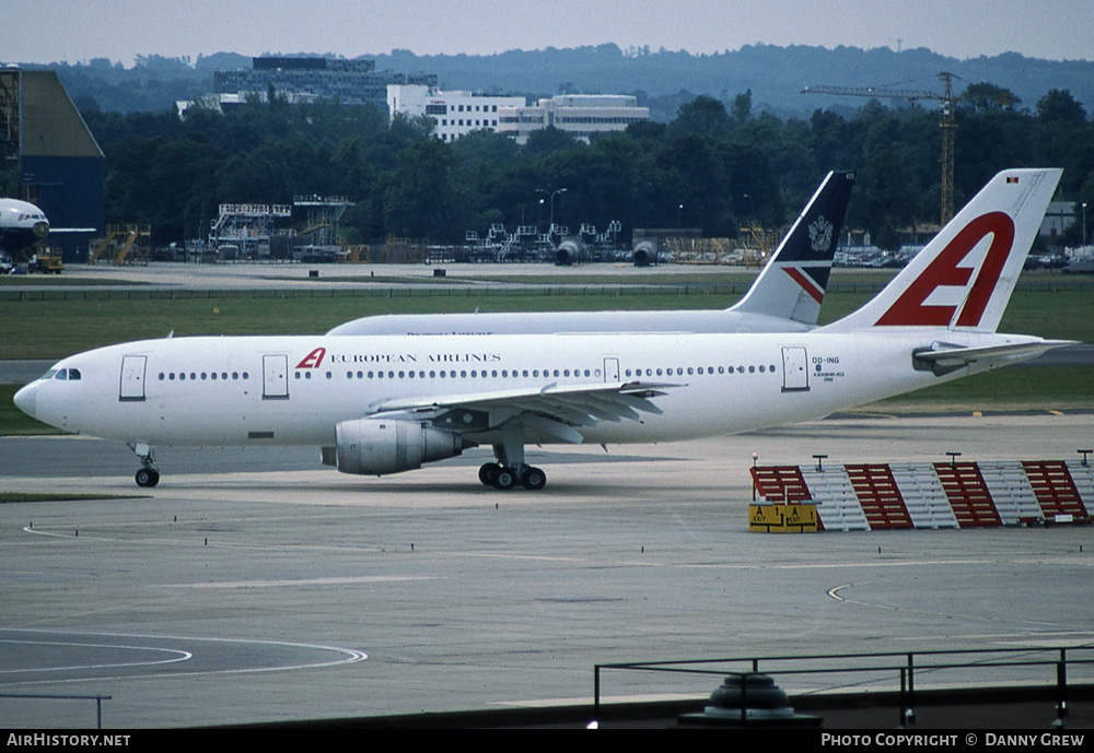 Aircraft Photo of OO-ING | Airbus A300B4-103 | European Airlines | AirHistory.net #182258