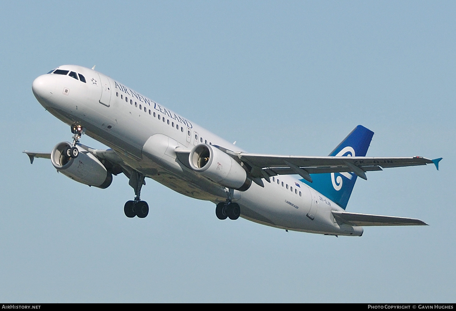 Aircraft Photo of ZK-OJN | Airbus A320-232 | Air New Zealand | AirHistory.net #182265