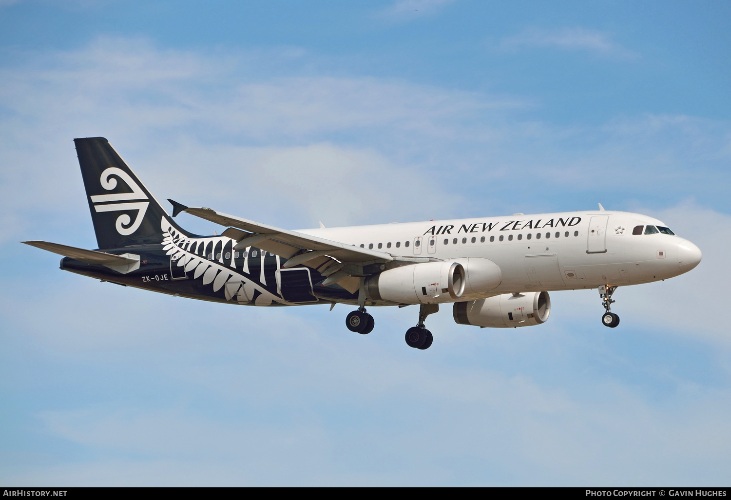 Aircraft Photo of ZK-OJE | Airbus A320-232 | Air New Zealand | AirHistory.net #182267