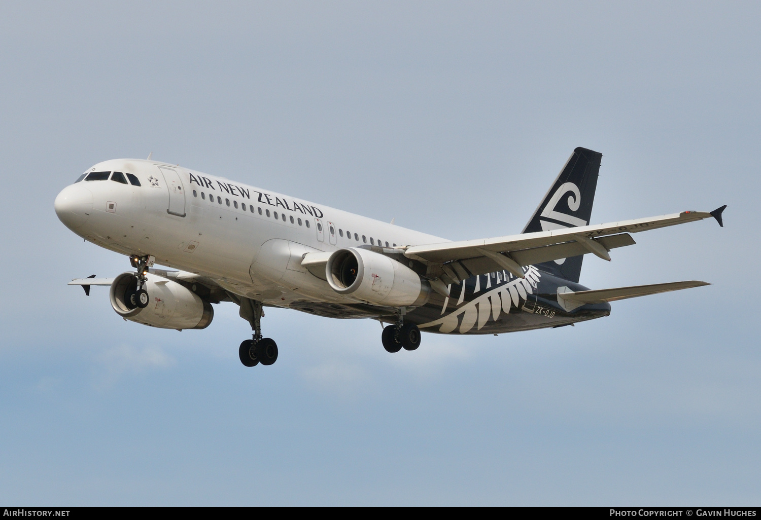 Aircraft Photo of ZK-OJD | Airbus A320-232 | Air New Zealand | AirHistory.net #182270