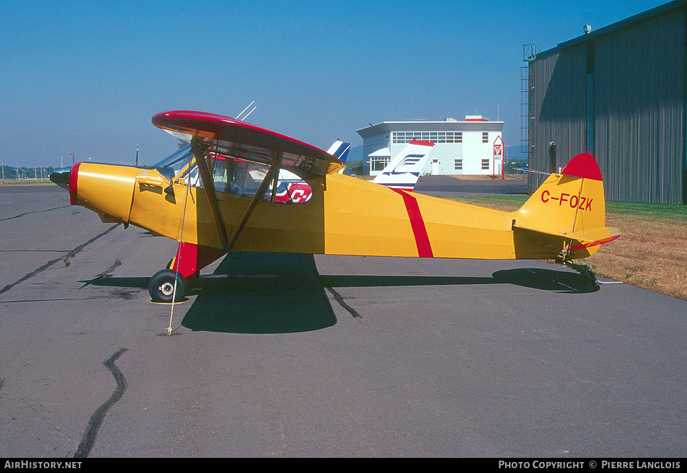 Aircraft Photo of C-FOZK | Piper PA-18-150 Super Cub | AirHistory.net #182321