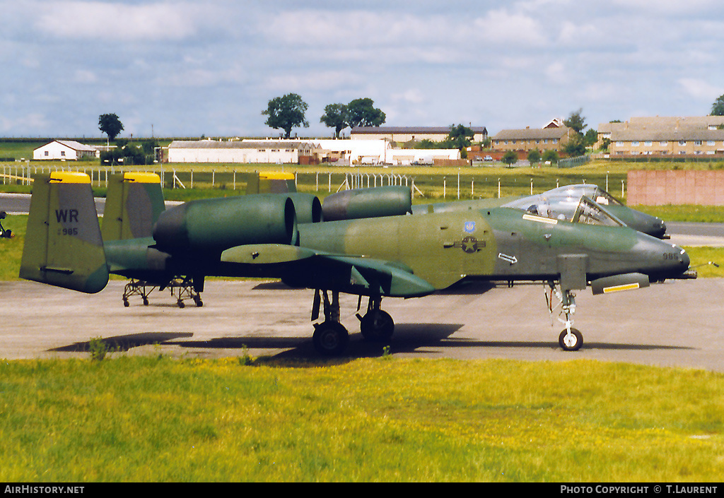 Aircraft Photo of 81-0985 / AF81-985 | Fairchild A-10A Thunderbolt II | USA - Air Force | AirHistory.net #182324