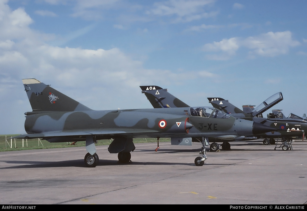 Aircraft Photo of 498 | Dassault Mirage IIIE | France - Air Force | AirHistory.net #182330