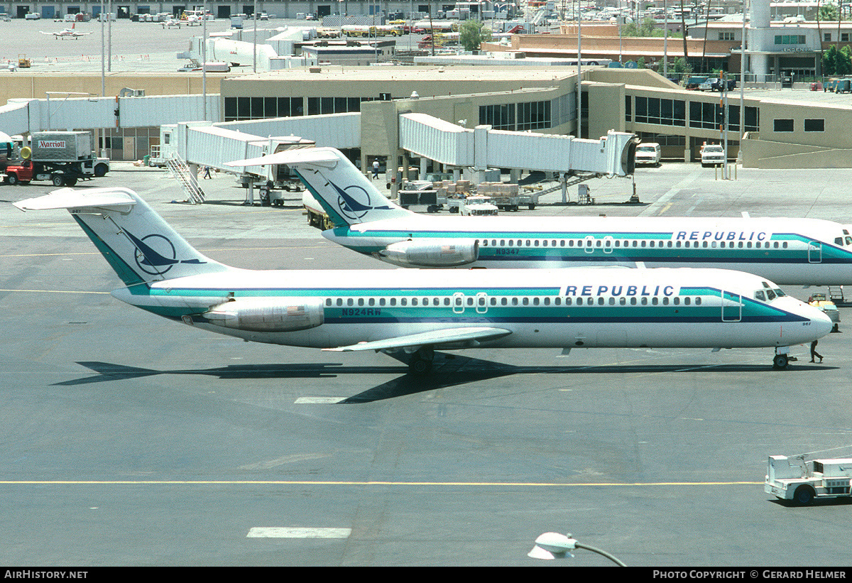 Aircraft Photo of N924RW | McDonnell Douglas DC-9-31 | Republic Airlines | AirHistory.net #182337