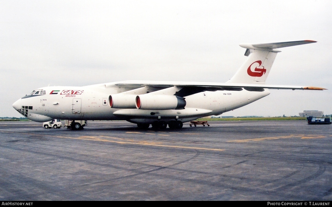Aircraft Photo of YN-CEV | Ilyushin Il-76TD | GATS Airlines - Gulf Aviation Technology & Services | AirHistory.net #182339