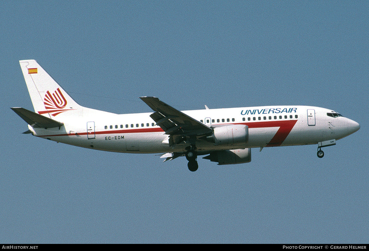Aircraft Photo of EC-EDM | Boeing 737-3Q8 | Universair | AirHistory.net #182345