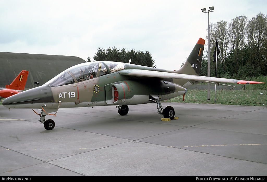 Aircraft Photo of AT19 | Dassault-Dornier Alpha Jet 1B | Belgium - Air Force | AirHistory.net #182350
