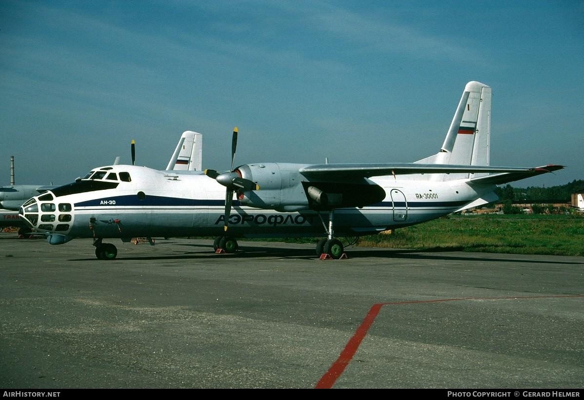 Aircraft Photo of RA-30001 | Antonov An-30 | Aeroflot | AirHistory.net #182351