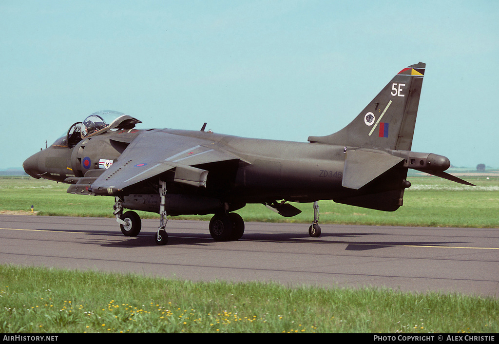 Aircraft Photo of ZD346 | British Aerospace Harrier GR5 | UK - Air Force | AirHistory.net #182368