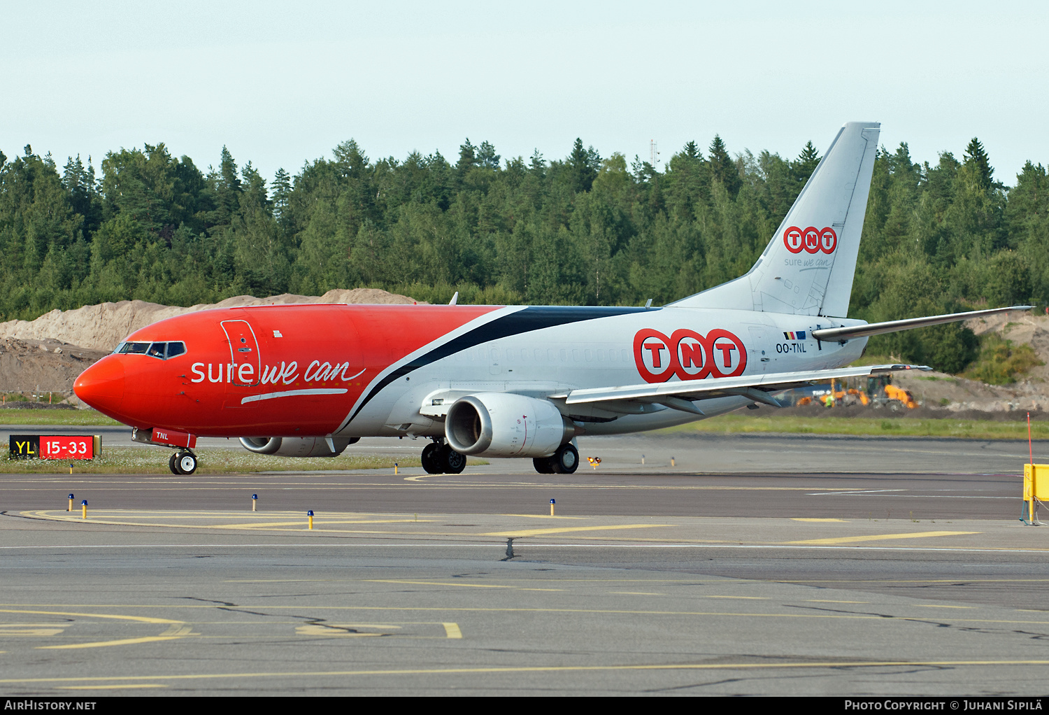 Aircraft Photo of OO-TNL | Boeing 737-34S(SF) | TNT Airways | AirHistory.net #182393