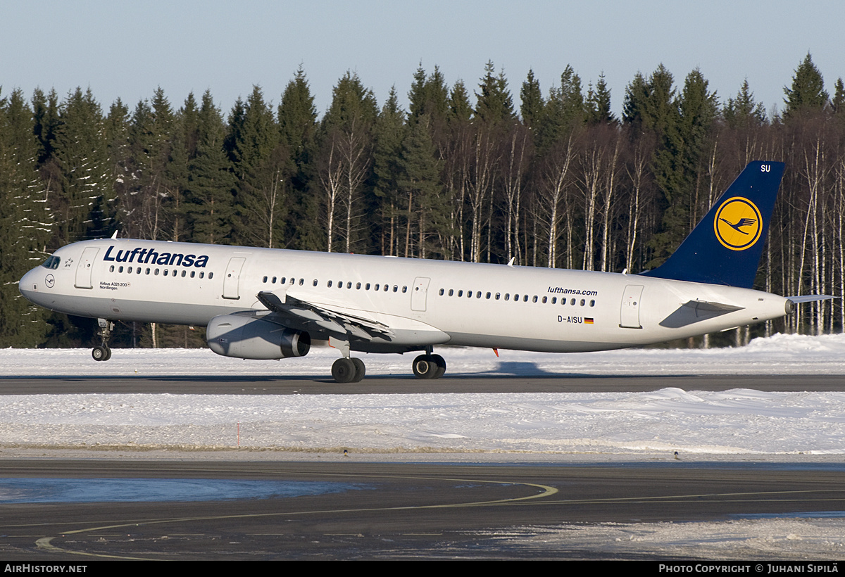 Aircraft Photo of D-AISU | Airbus A321-231 | Lufthansa | AirHistory.net #182401