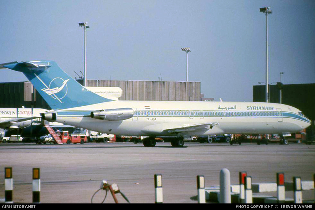 Aircraft Photo of YK-AGA | Boeing 727-294/Adv | Syrian Air - Syrian Arab Airlines | AirHistory.net #182407