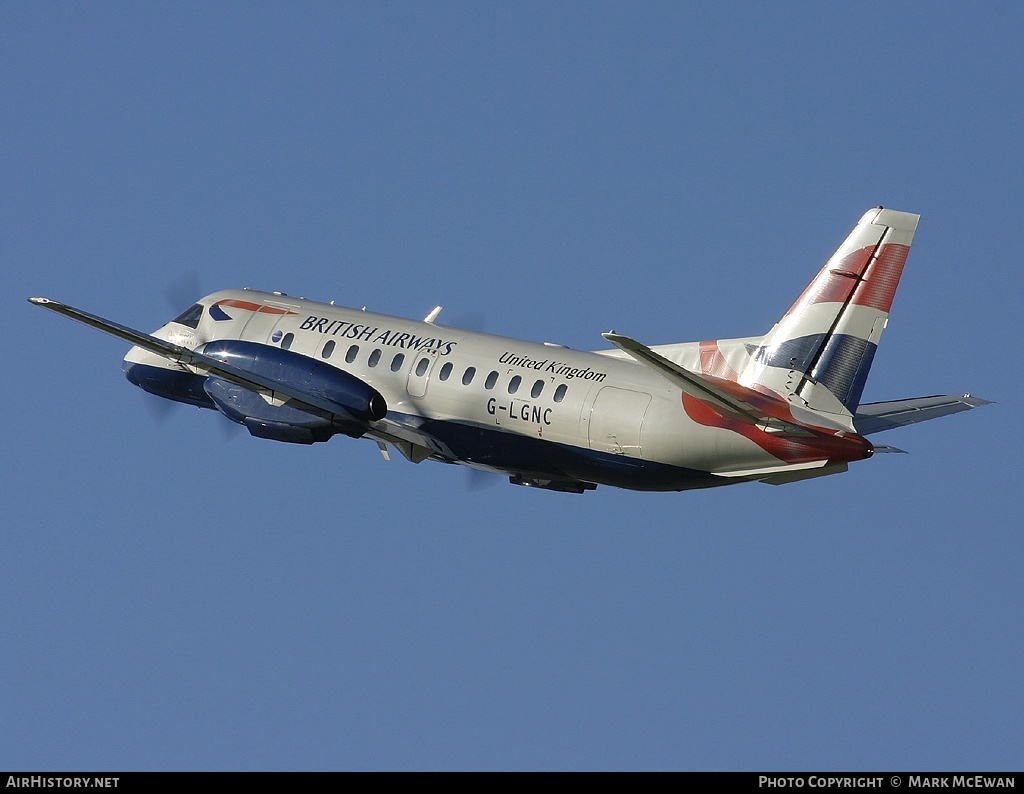 Aircraft Photo of G-LGNC | Saab 340B | British Airways | AirHistory.net #182443