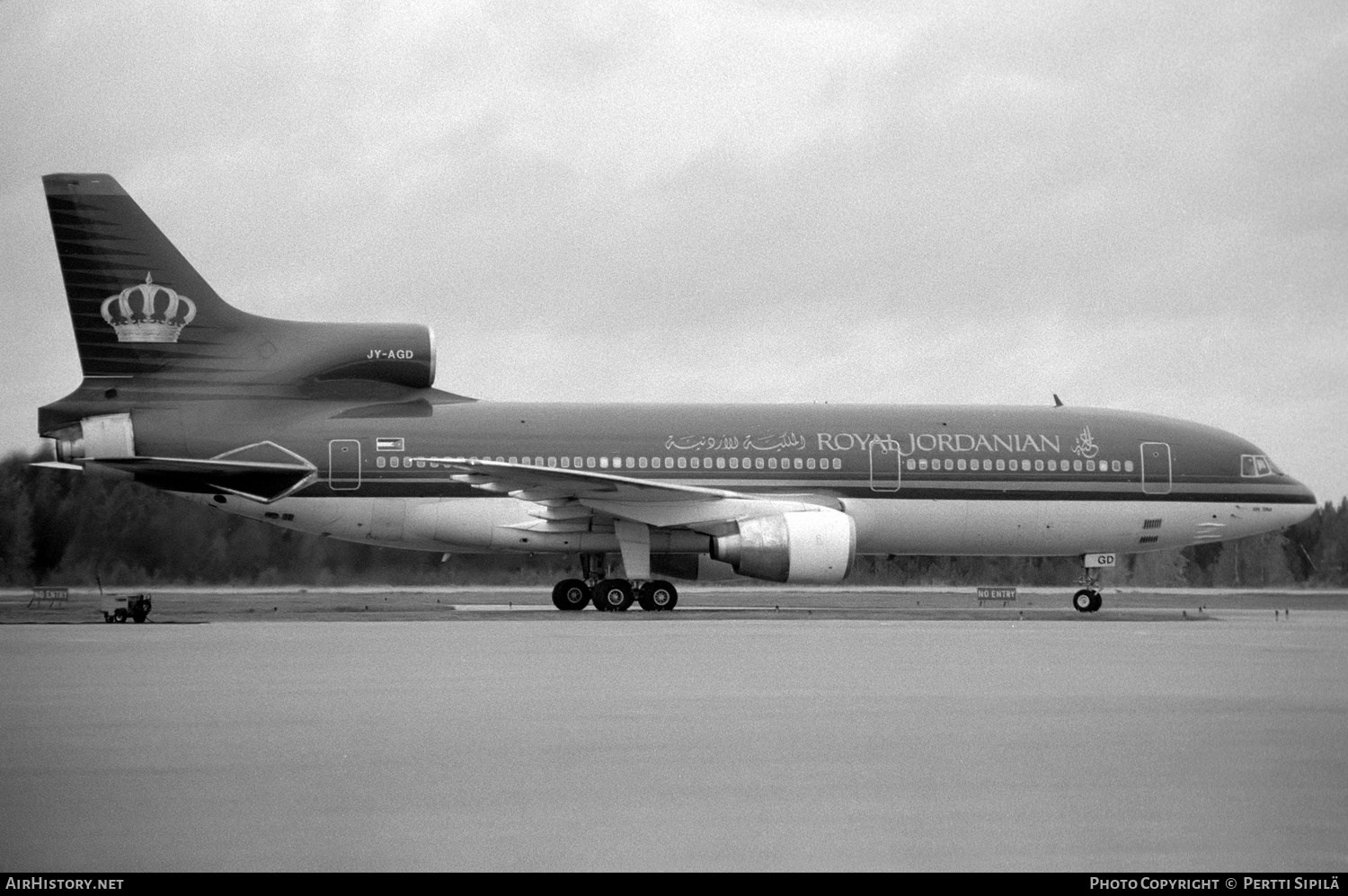 Aircraft Photo of JY-AGD | Lockheed L-1011-385-3 TriStar 500 | Royal Jordanian Airlines | AirHistory.net #182451