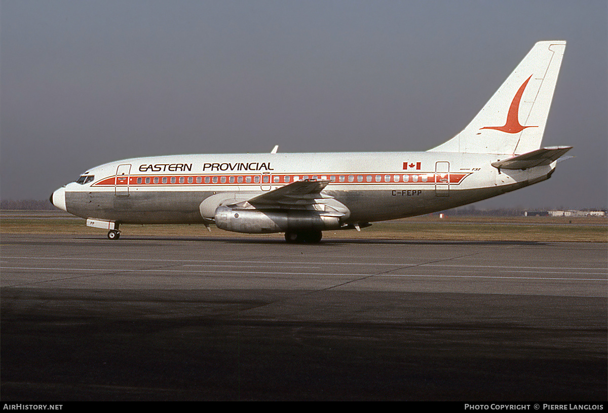 Aircraft Photo of C-FEPP | Boeing 737-2E1/Adv | Eastern Provincial Airways - EPA | AirHistory.net #182490