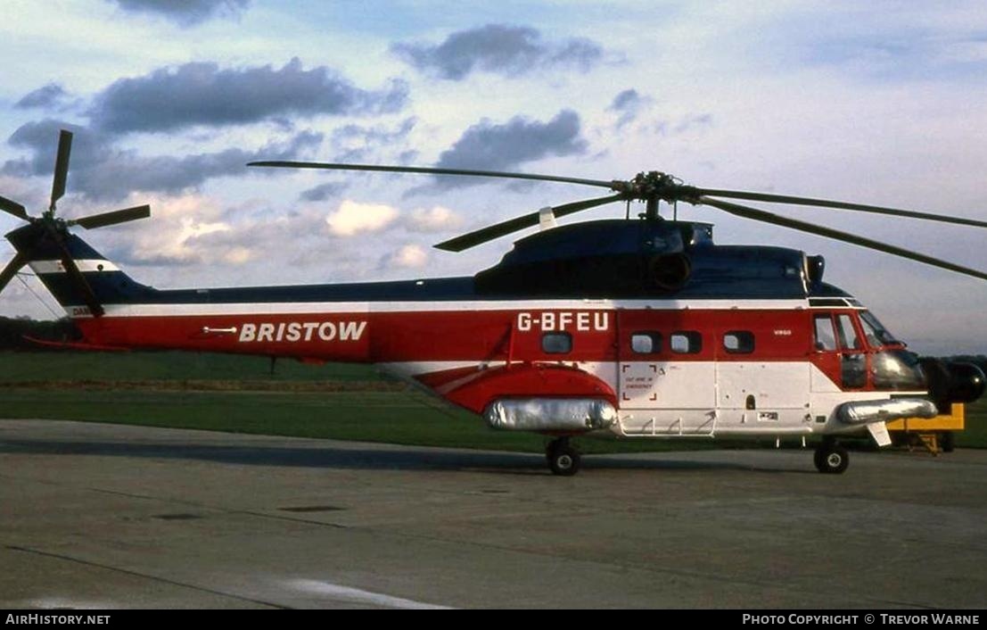 Aircraft Photo of G-BFEU | Aerospatiale SA-330J Puma | Bristow Helicopters | AirHistory.net #182491