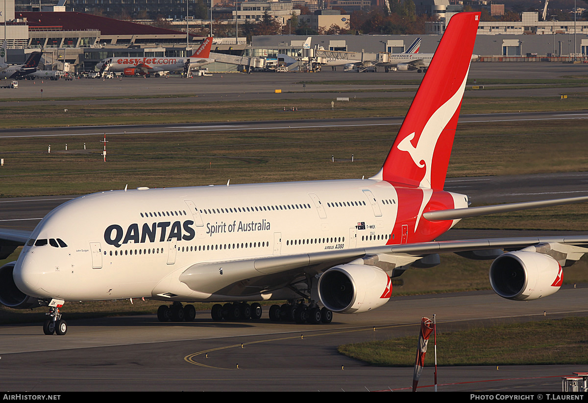 Aircraft Photo of F-WWSK | Airbus A380-842 | Qantas | AirHistory.net #182503