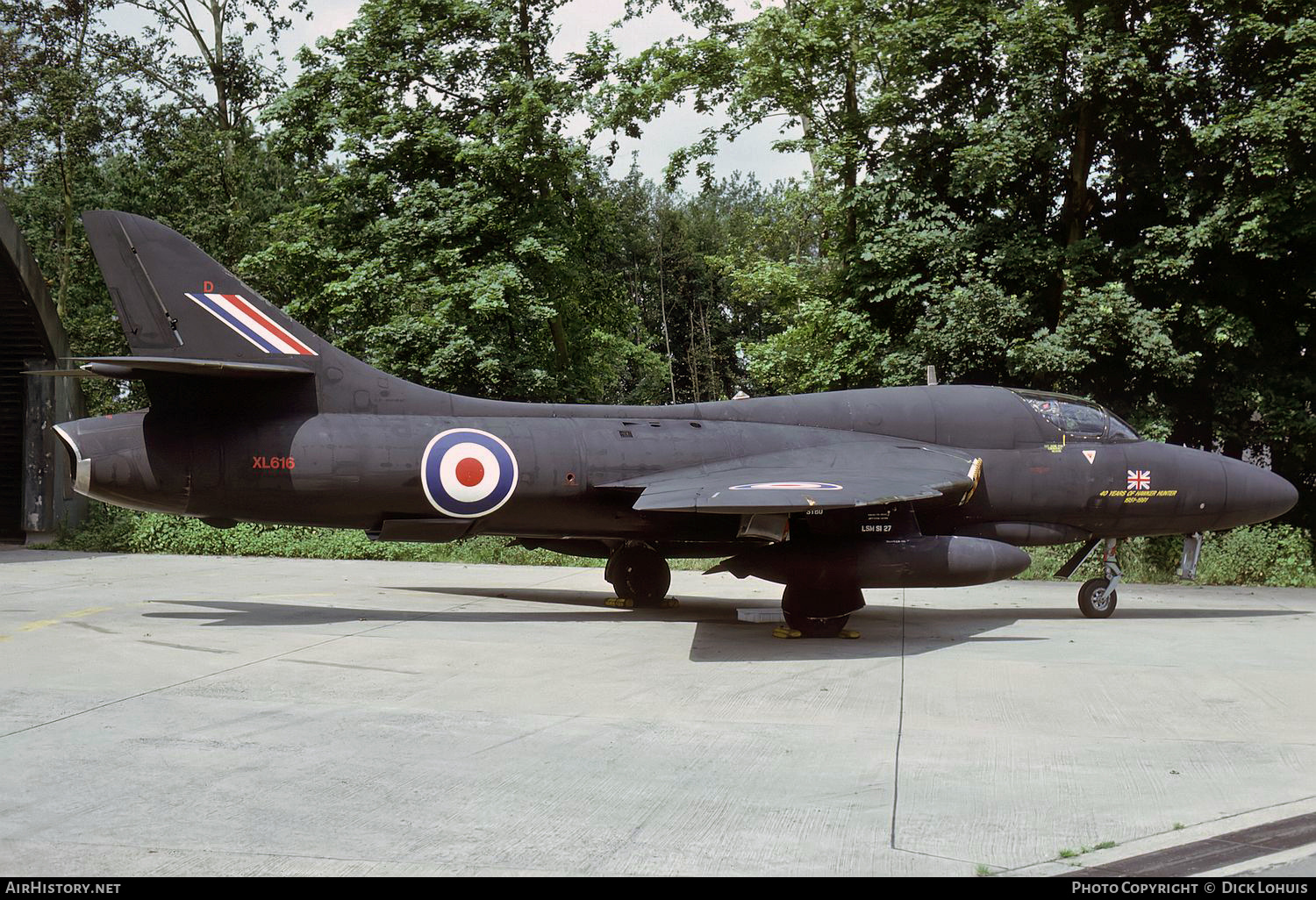 Aircraft Photo of XL616 | Hawker Hunter T7A | UK - Air Force | AirHistory.net #182531