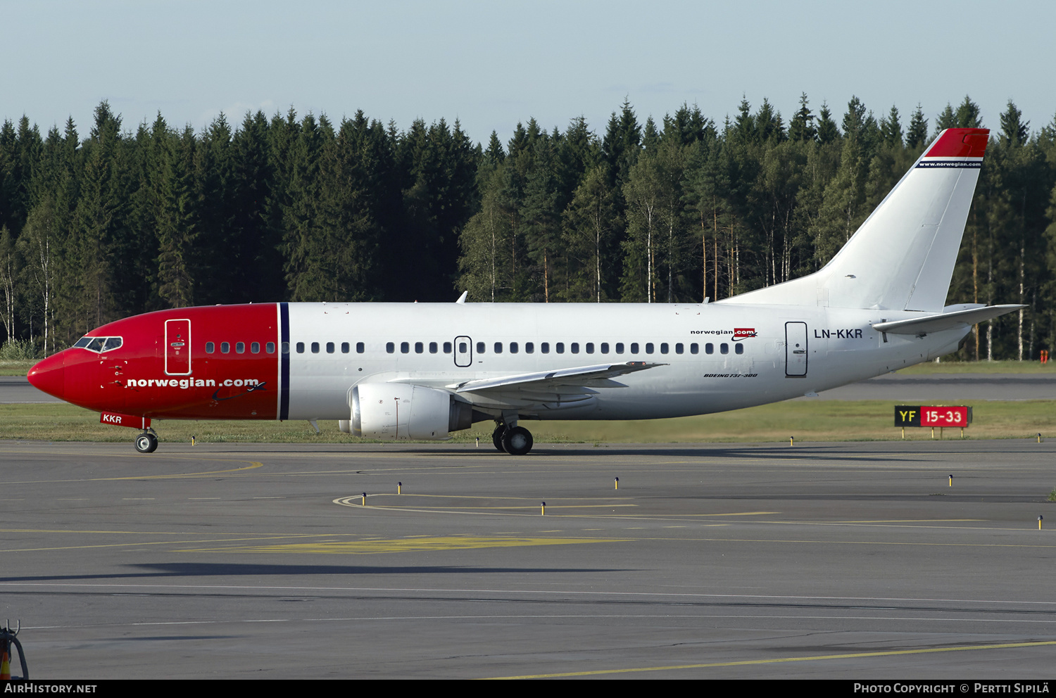 Aircraft Photo of LN-KKR | Boeing 737-3Y0 | Norwegian | AirHistory.net #182532