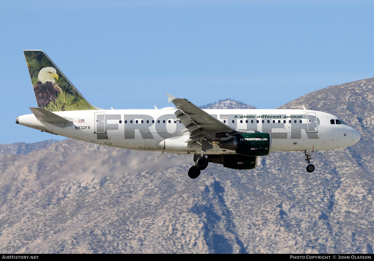 Aircraft Photo of N932FR | Airbus A319-111 | Frontier Airlines | AirHistory.net #182565