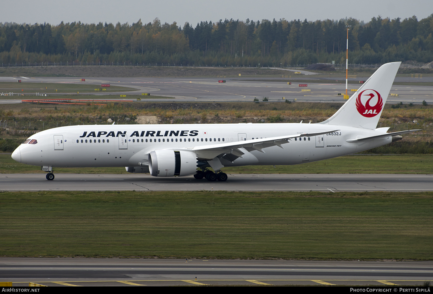 Aircraft Photo of JA832J | Boeing 787-8 Dreamliner | Japan Airlines - JAL | AirHistory.net #182567