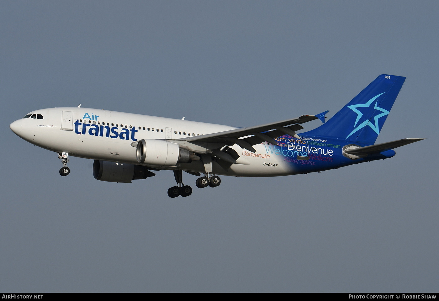 Aircraft Photo of C-GSAT | Airbus A310-308 | Air Transat | AirHistory.net #182576