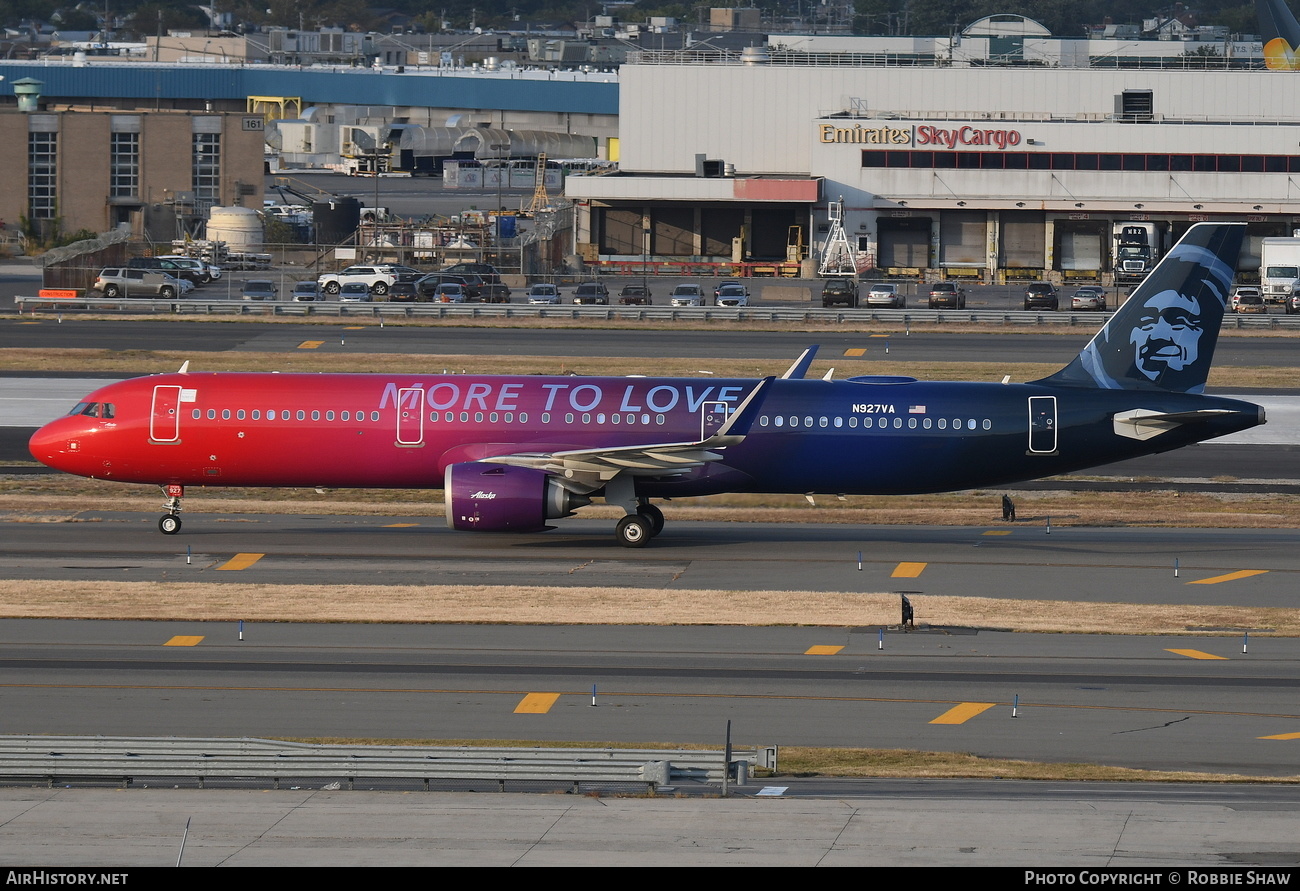 Aircraft Photo of N927VA | Airbus A321-253N | Alaska Airlines | AirHistory.net #182577