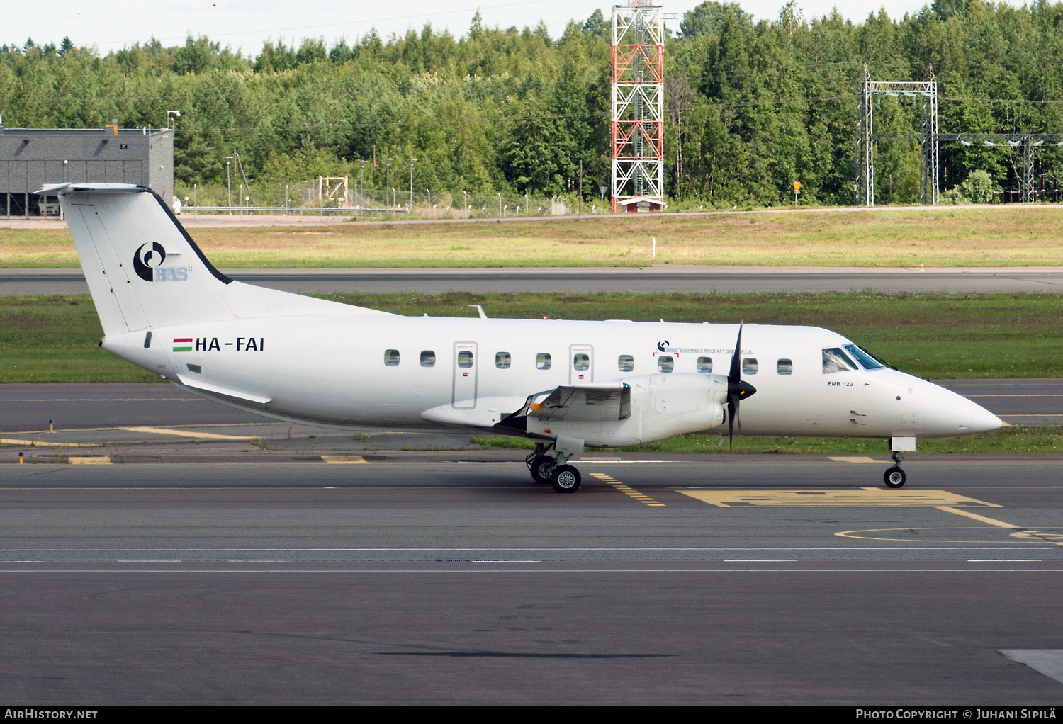 Aircraft Photo of HA-FAI | Embraer EMB-120ER Brasilia | BAS - Budapest Aircraft Service | AirHistory.net #182584