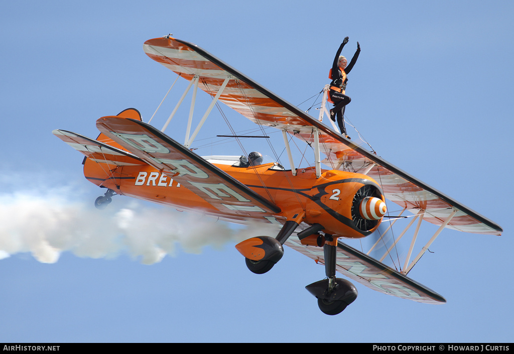 Aircraft Photo of N74189 | Stearman PT-17/R985 Kaydet (A75N1) | Breitling | AirHistory.net #182597