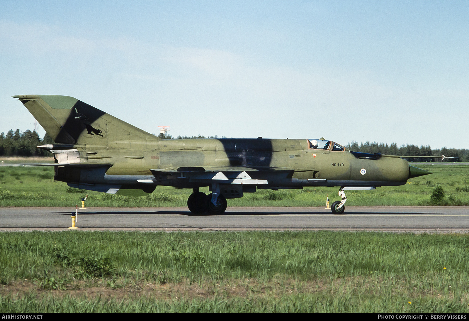 Aircraft Photo of MG-119 | Mikoyan-Gurevich MiG-21bis | Finland - Air Force | AirHistory.net #182613