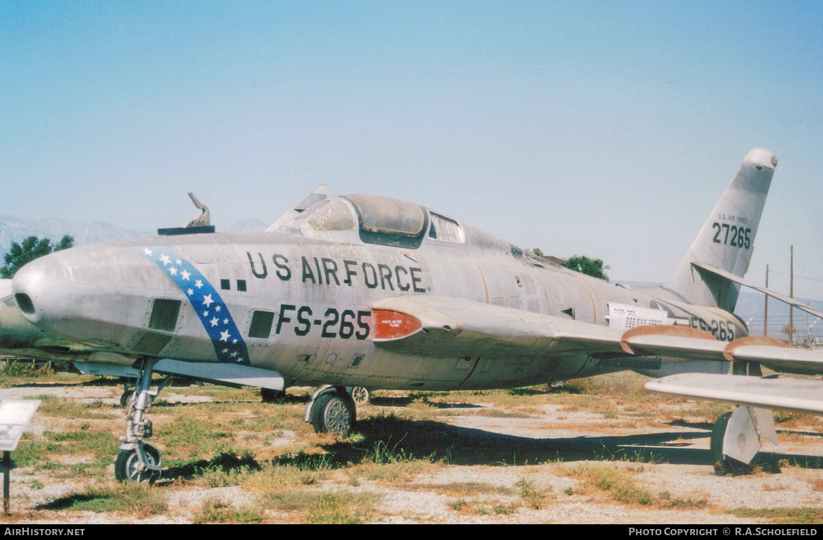 Aircraft Photo of 52-7265 / 27265 | Republic RF-84K Thunderflash | USA - Air Force | AirHistory.net #182632