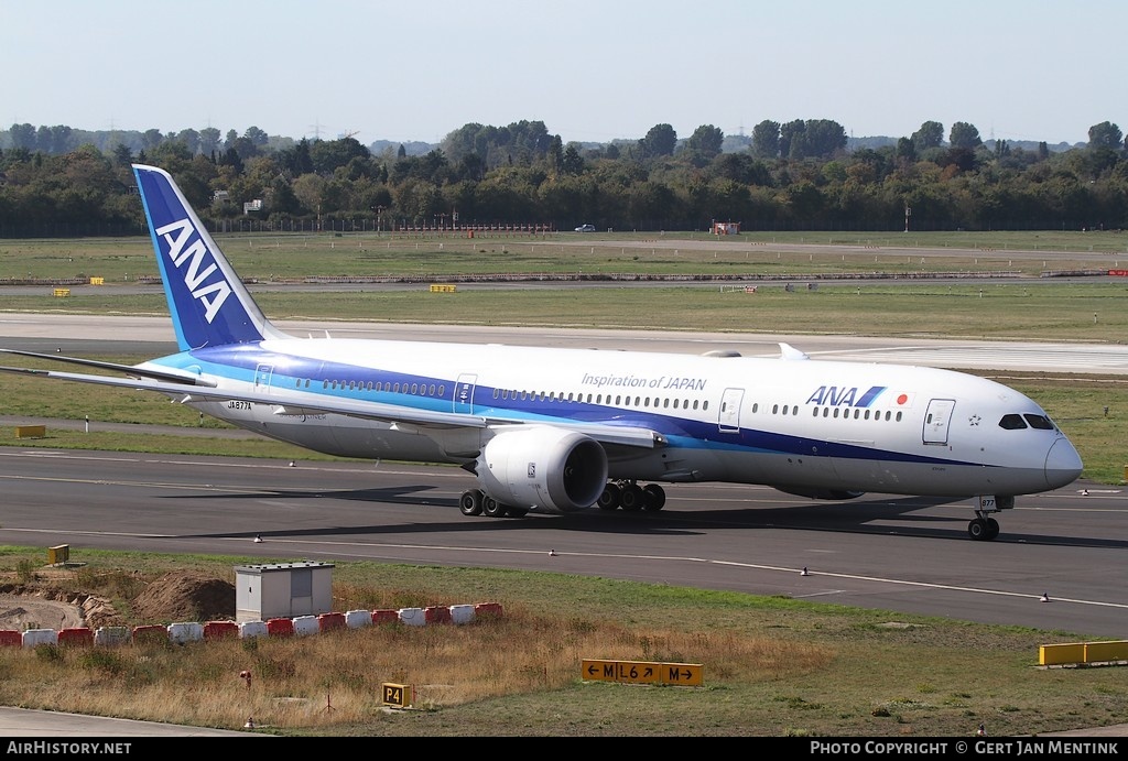 Aircraft Photo of JA877A | Boeing 787-8 Dreamliner | All Nippon Airways - ANA | AirHistory.net #182638