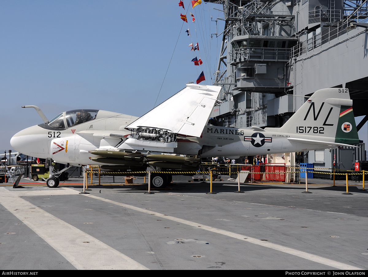 Aircraft Photo of 151782 | Grumman A-6A Intruder (G-128/A2F-1) | USA - Navy | AirHistory.net #182646