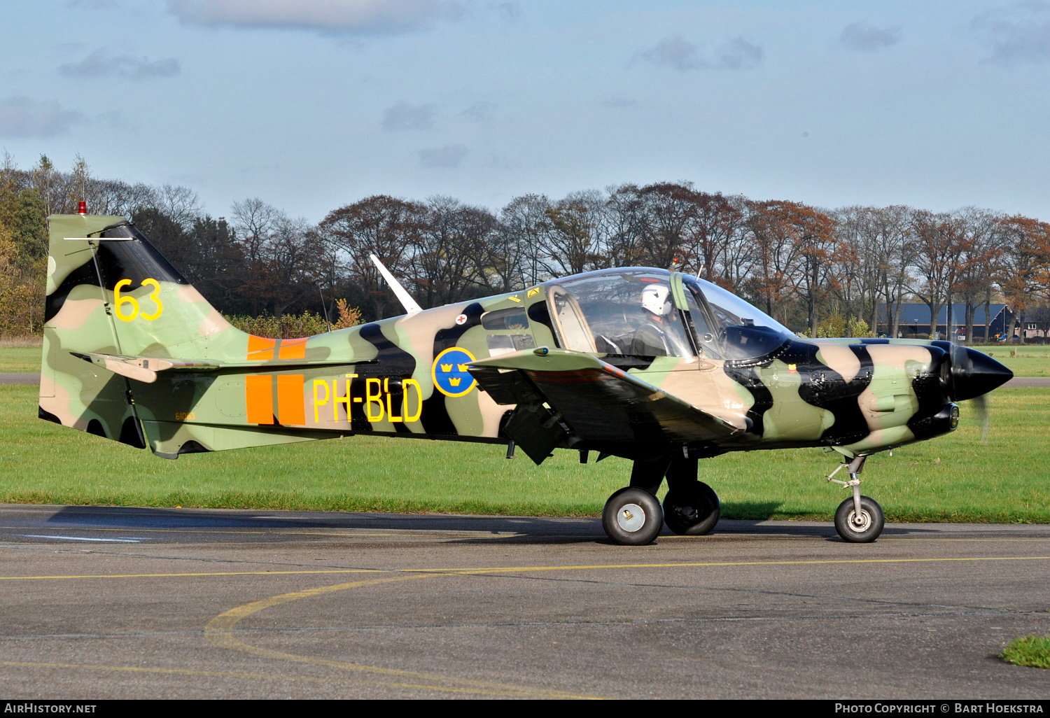 Aircraft Photo of PH-BLD / 61063 | Scottish Aviation Bulldog 120 | Sweden - Air Force | AirHistory.net #182681