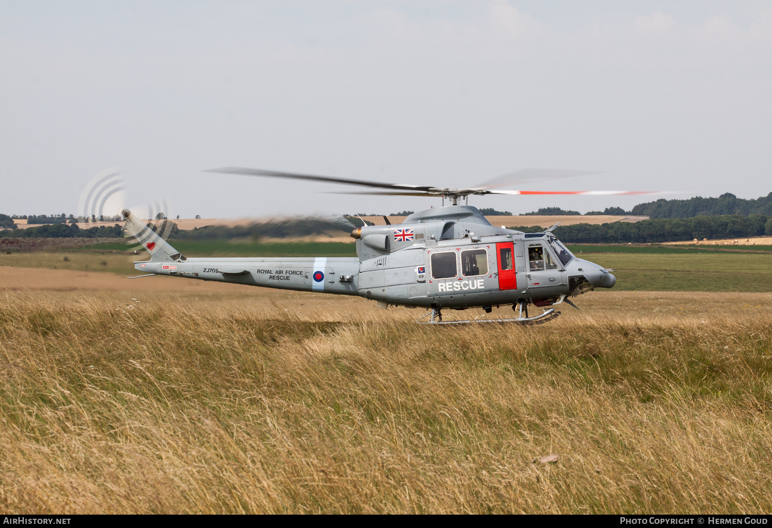 Aircraft Photo of ZJ705 | Bell 412EP Griffin HAR2 | UK - Air Force | AirHistory.net #182684