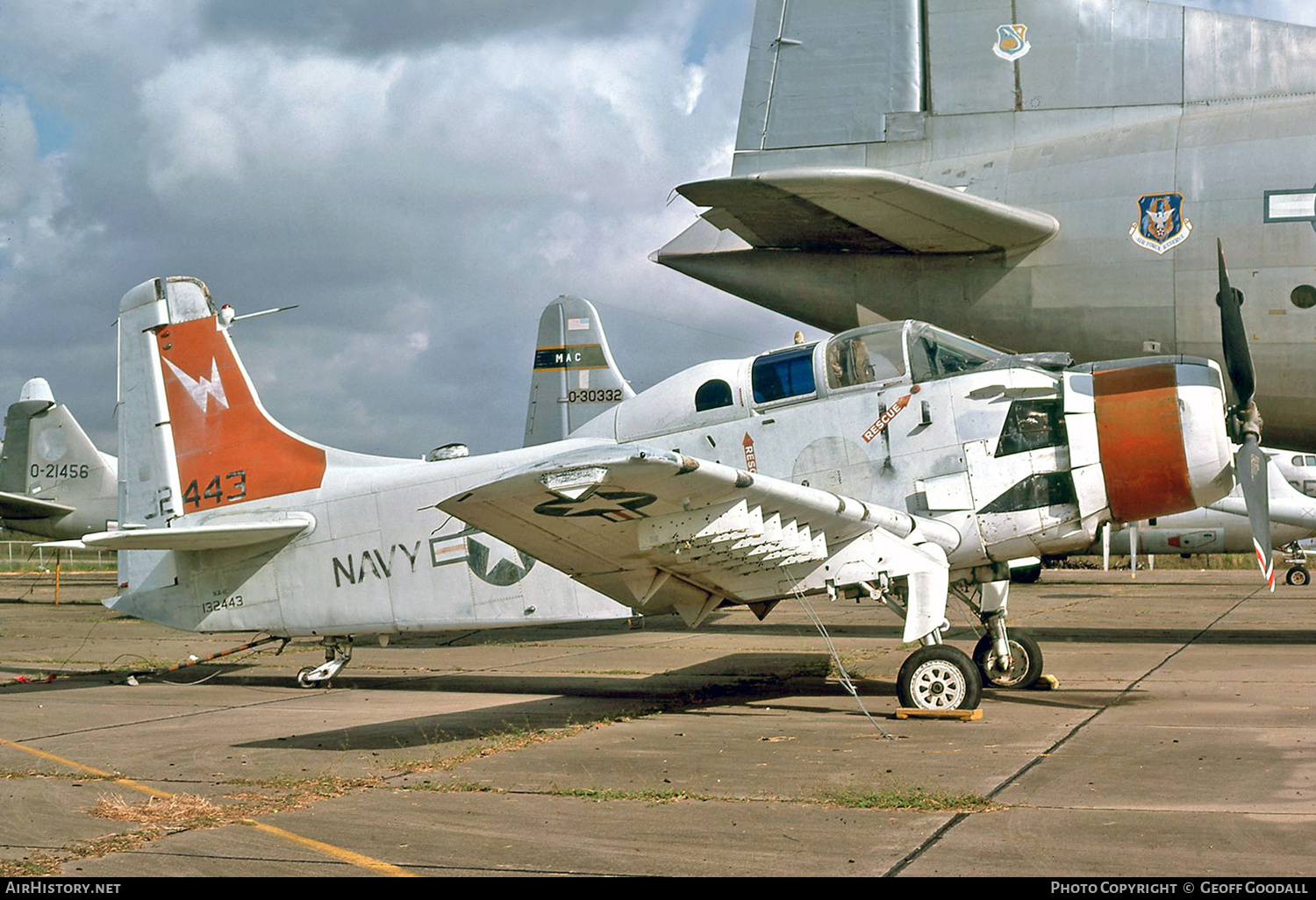Aircraft Photo of 132443 | Douglas NA-1E Skyraider (AD-5) | USA - Navy | AirHistory.net #182690