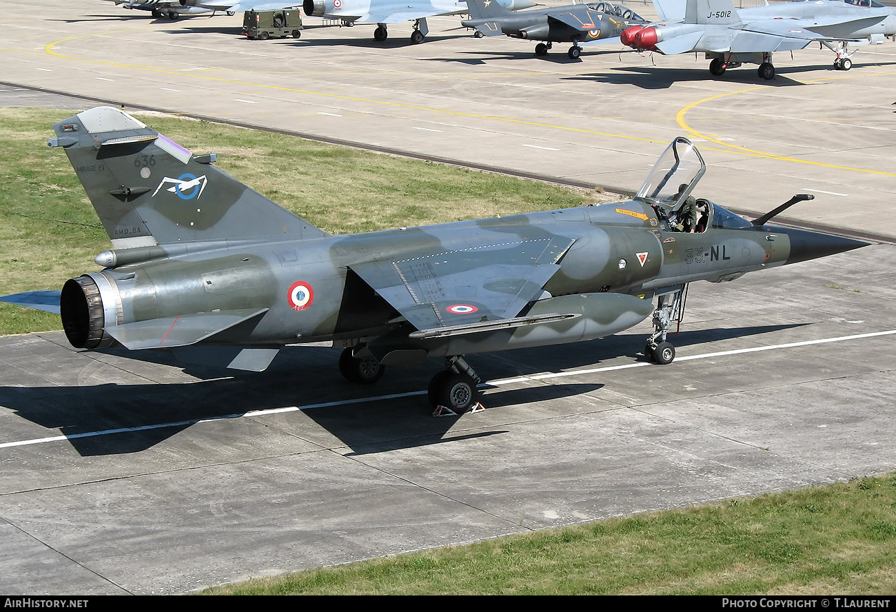 Aircraft Photo of 636 | Dassault Mirage F1CR | France - Air Force | AirHistory.net #182718